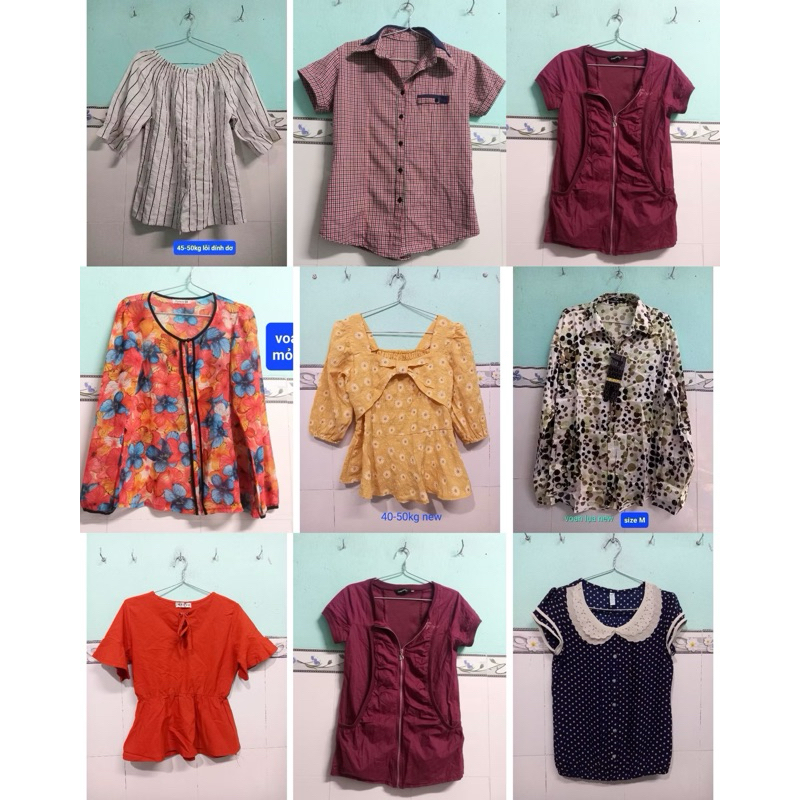 [2Hand] Thanh lý Áo Nữ size M 45-50kg