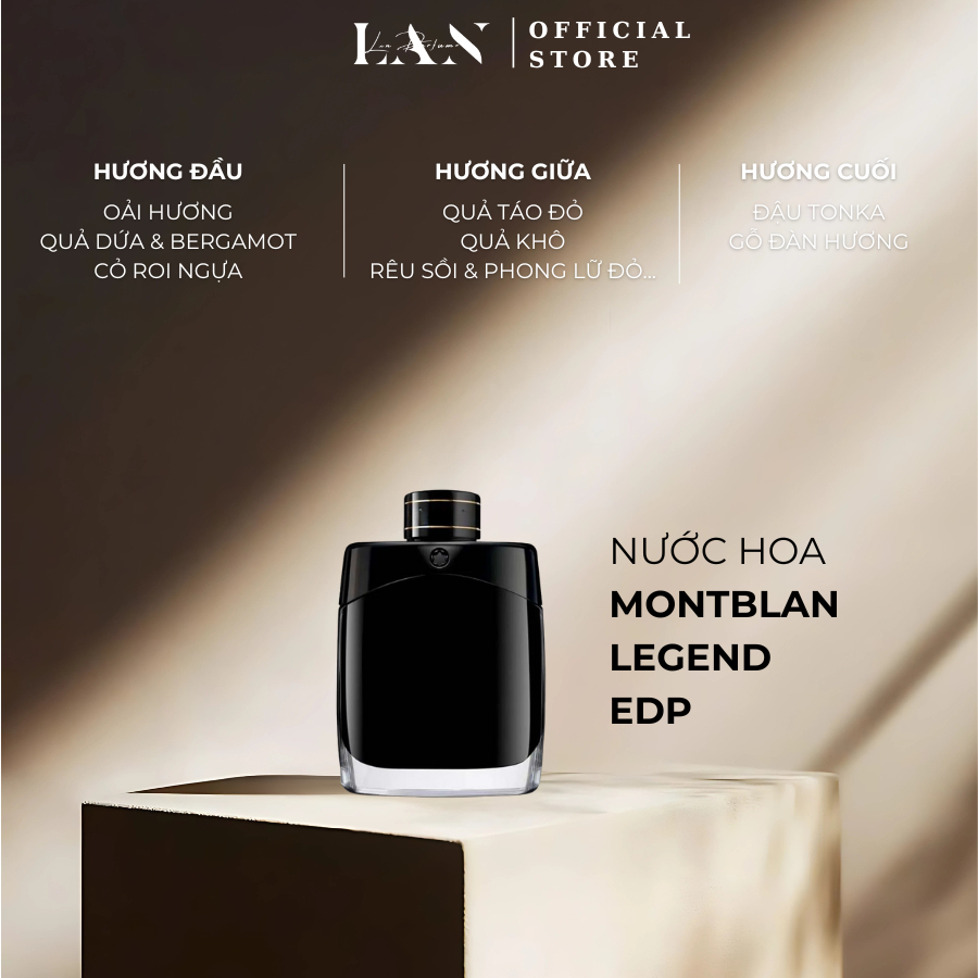[LAN] Nước Hoa Nam Montblan Legend EDP 10/20ml