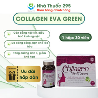 Viên Collagen Eva Green DANIPHARM Sản phẩm giúp da mịn màng ngăn ngừa lão hóa lọ 30 viên