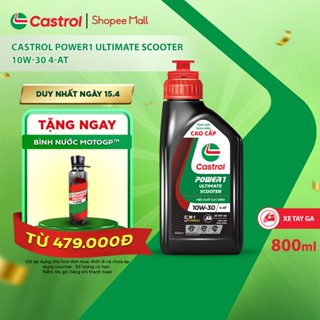 Dầu nhớt xe tay ga Castrol POWER1 ULTIMATE SCOOTER 10W-30 4-AT (0.8L)