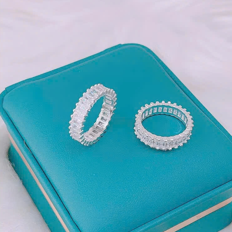 Nhẫn bạc nữ PANSY đính đá lấp lánh, nhẫn bạc ta thật cho nữ kiểu dáng đơn giản, nhẹ nhàng