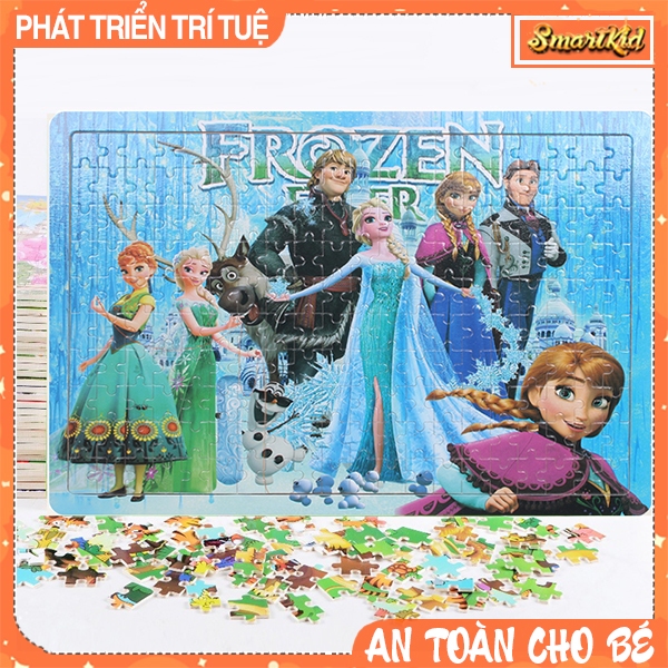 Tranh Xếp Hình 100 200 Mảnh Nhiều Chủ Đề Ghép Hình Có Mẫu Đi Kèm