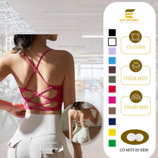 Áo bra tập gym ,yoga,aerobic , thể thao nữ có kèm mút