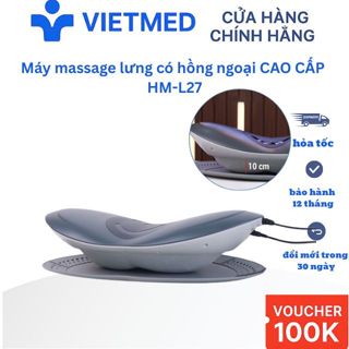  Máy Massage Thắt Lưng Cột Sống HUMAM HM-L27 | Túi Khí Kéo Giãn | Nhiệt Trị Liệu 3 Mức | Massage Rung Tự Động 