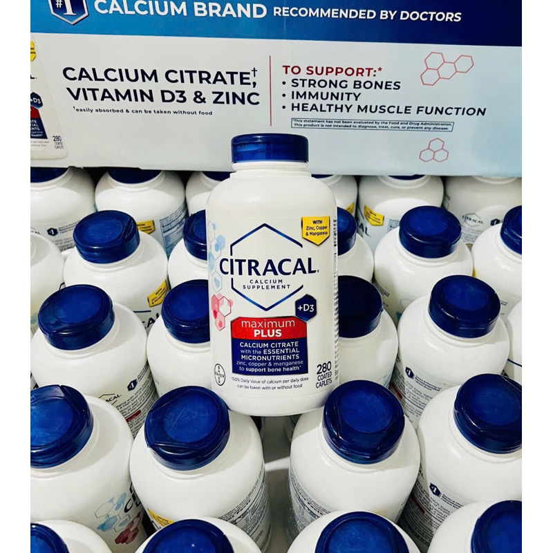 Viên uống bổ sung canxi Citracal Calcium Maximum Plus