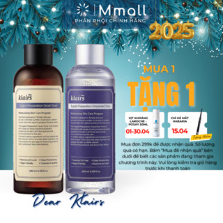 Toner Klairs nước hoa hồng Klairs có mùi và không mùi cân bằng làm dịu da 180ml và mini 30ml - Dear Klairs Mmall