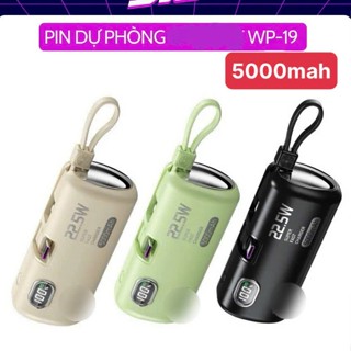Pin sạc tích điện Dự Phòng mini nhỏ VNWEKOWE WP 113 19 49 50 5000 10000 20000mah Nhanh 22.5W  Type-C và Dây Sạc iP CCC