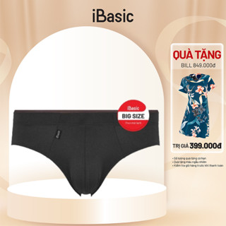 Quần lót nam iBasic big size thun lạnh brief PANM114-BS