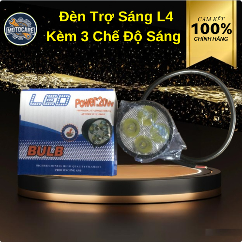 Đèn Trợ Sáng L4 Kèm 3 Chế Độ Sáng