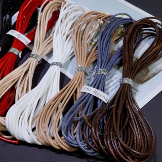 Dây sáp da, sáp bóng Hàn Quốc 1mm - 1.5mm - 2mm nhiều màu dùng xỏ vòng tay dây chuyền handmade