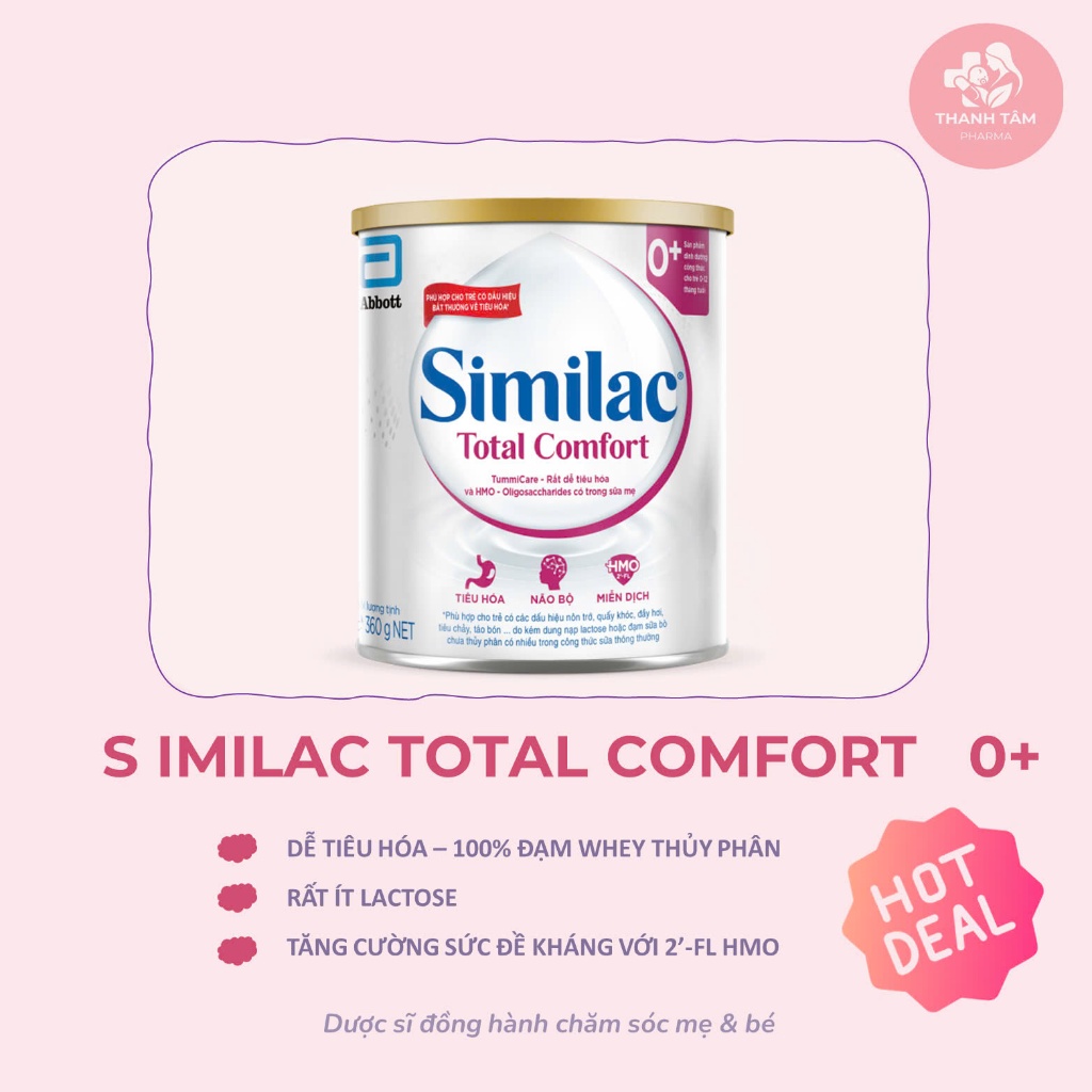 [16.10.2027] Sữa Similac Total Comfort 0 (HMO) 360g (0-12 tháng)