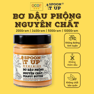Bơ Đậu Phộng Nguyên Chất, Không Đường, Không Dầu, Thuần Chay – Spoon It Up