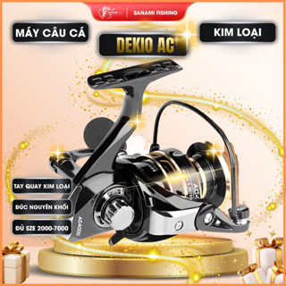  Máy câu cá Deukio AC full kim loại tay quay inox đủ size từ 2000 - 7000 - SANAMI FISHING 