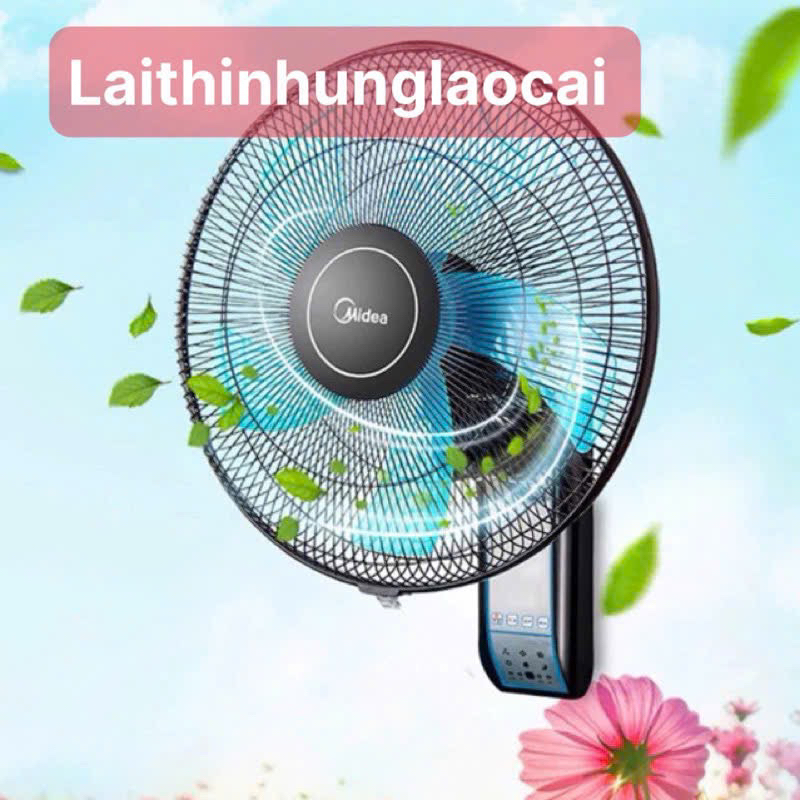 Quạt điện treo tường có điều khiển MIDEA-FW40-11AR