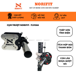 Cụm Trượt Cột 75x75 và 60x60 Con Lăn Nhựa Tích Hợp Smith Thanh Đòn Phù Hợp HomeGym [Norifit] TLV088 - TLV123