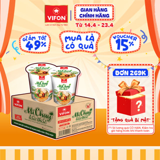 Thùng 24 Ly Mì Chay Lẩu Thái VIFON 67gr/ Ly