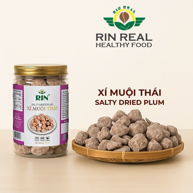 Xí muội ô mai mặn , xí muội hột Thái xí muội mặn ngọt ăn vặt xí muội.