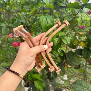  Cầu góc tre liền khối kèm tai cho lồng chim chào mào 