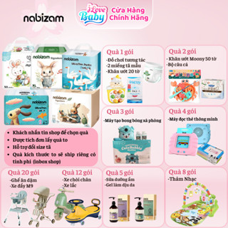 (Có quà tặng-inbox)  Tã/Bỉm NABIZAM Nội Địa Hàn Cao Cấp Các Size dán/quần NB/S/M/L/XL/2XL/3XL