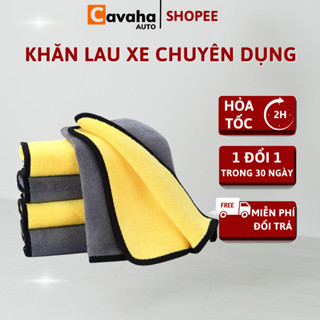 Khăn Lau Xe Ô Tô Chuyên Dụng, Kết Cấu Sợi Mềm Thấm Hút Nhanh - Cavaha Auto