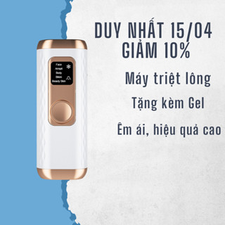 Máy Triệt Lông Mini Vĩnh Viễn Tẩy Lông Vùng Kín Wax Lông Lạnh Cạo Lông Da Mặt Tay Chân 5 Cấp Độ Trẻ Hóa Da Vô Hạn Xung