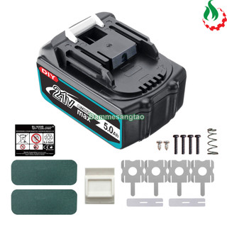  Vỏ pin makita 18V lỗ sạc adapter không có báo pin 