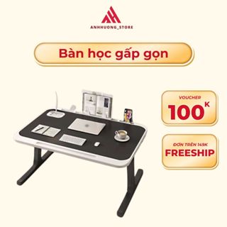 Bàn Học Sinh Viên Gấp Gọn Didooglt Bàn Làm Việc Ngồi Bệt Kèm Theo Đèn Chống Cận Để LapTop