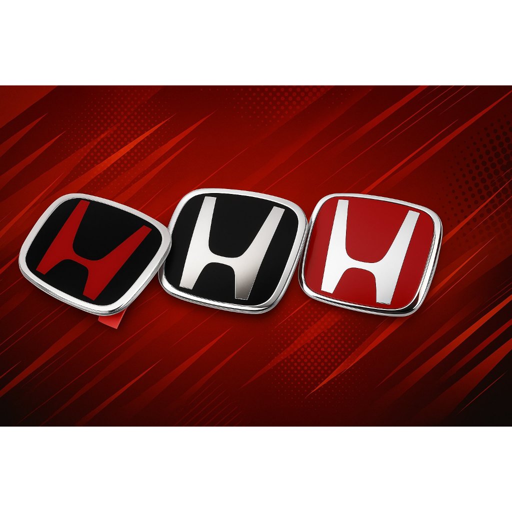 Logo mặt ca lăng & cốp sau Honda Civic mẫu Type R