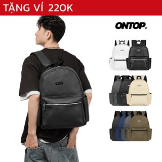 Balo da đi học nam nữ chống nước ONTOP basic nhiều ngăn nhiều màu | O-P42&O-P69&O-P55