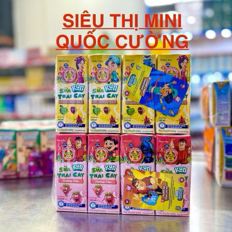 SỮA KUN TRÁI CÂY 180ml - THÙNG