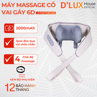 Máy Massage Cổ Vai Gáy 6D, Kỹ Thuật Massage Trị Liệu Số 8, Cải Thiện Sức Khỏe Tổng Thể Dành Cho Người Cao Tuổi