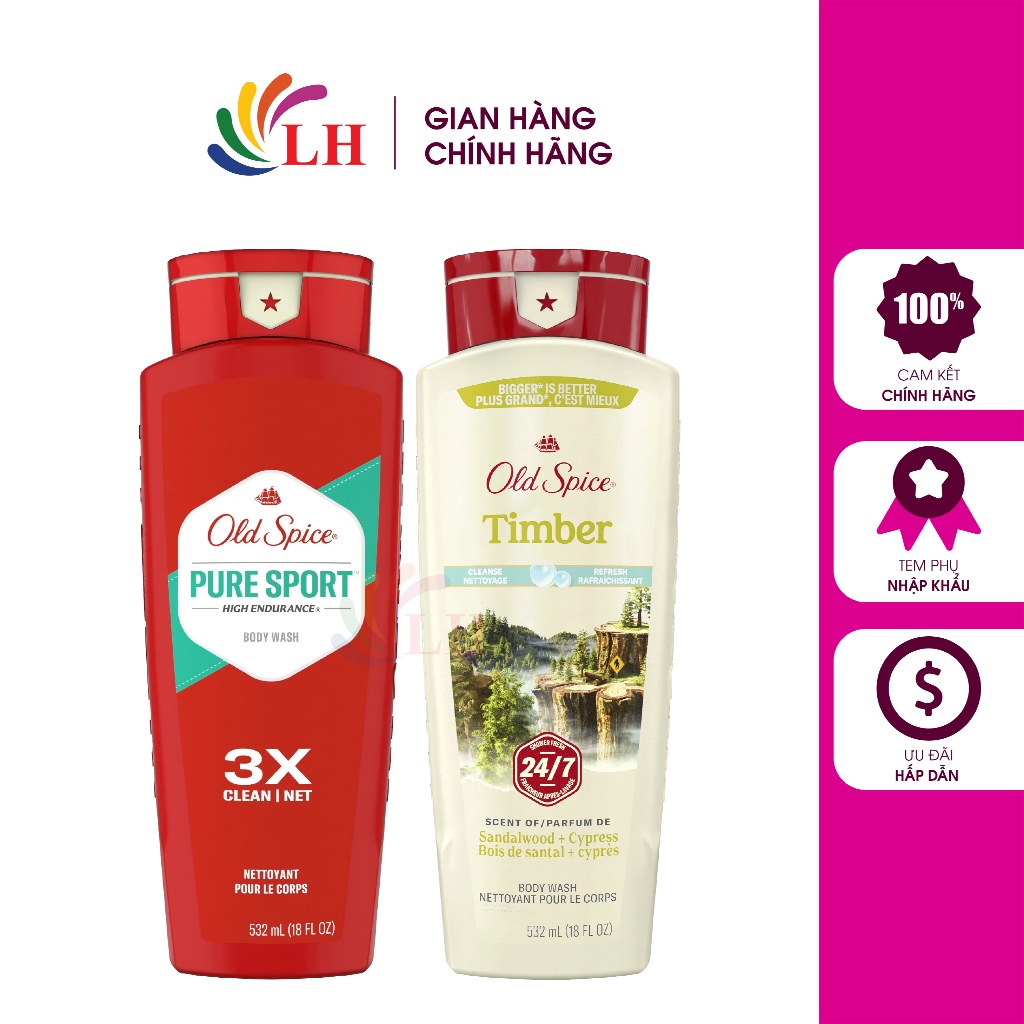 Sữa tắm Old Spice Body Wash (532ml)