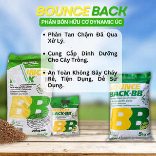 Phân Hữu Cơ Bounce Back Gói 1kg - Phân hữu cơ DYNAMIC ÚC cao cấp 1kg - BOUNCE BACK