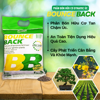 Phân Hữu Cơ Bounce Back Gói 1kg - Phân hữu cơ DYNAMIC ÚC cao cấp 1kg - BOUNCE BACK