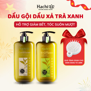 Dầu Gội, Xả Hachi Purifying Green Tea chiết xuất trà xanh dành cho tóc dầu bết