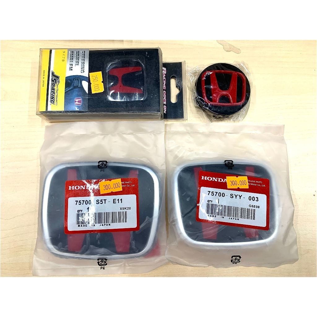 Combo 4 sản phẩm logo Civic mẫu Type R