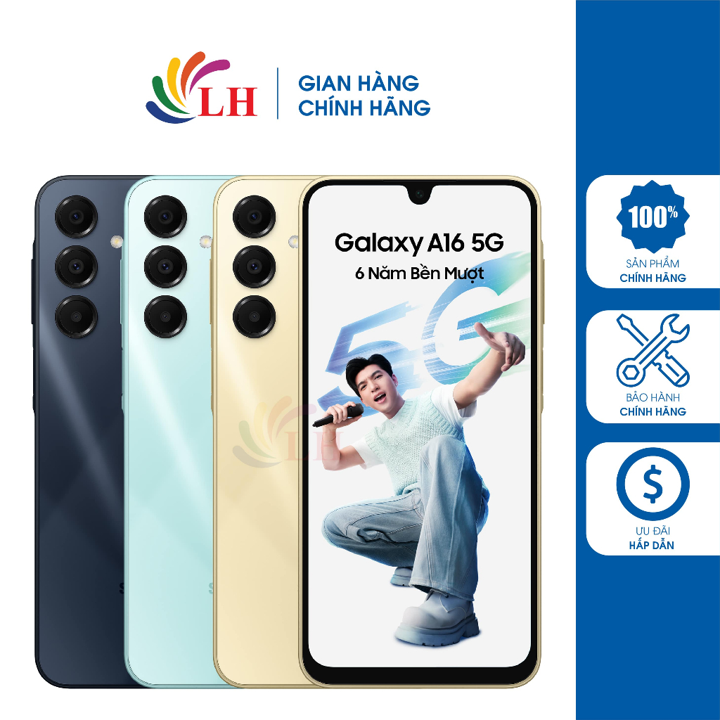 Điện thoại Samsung Galaxy A16 5G (8GB/256GB) - Hàng chính hãng