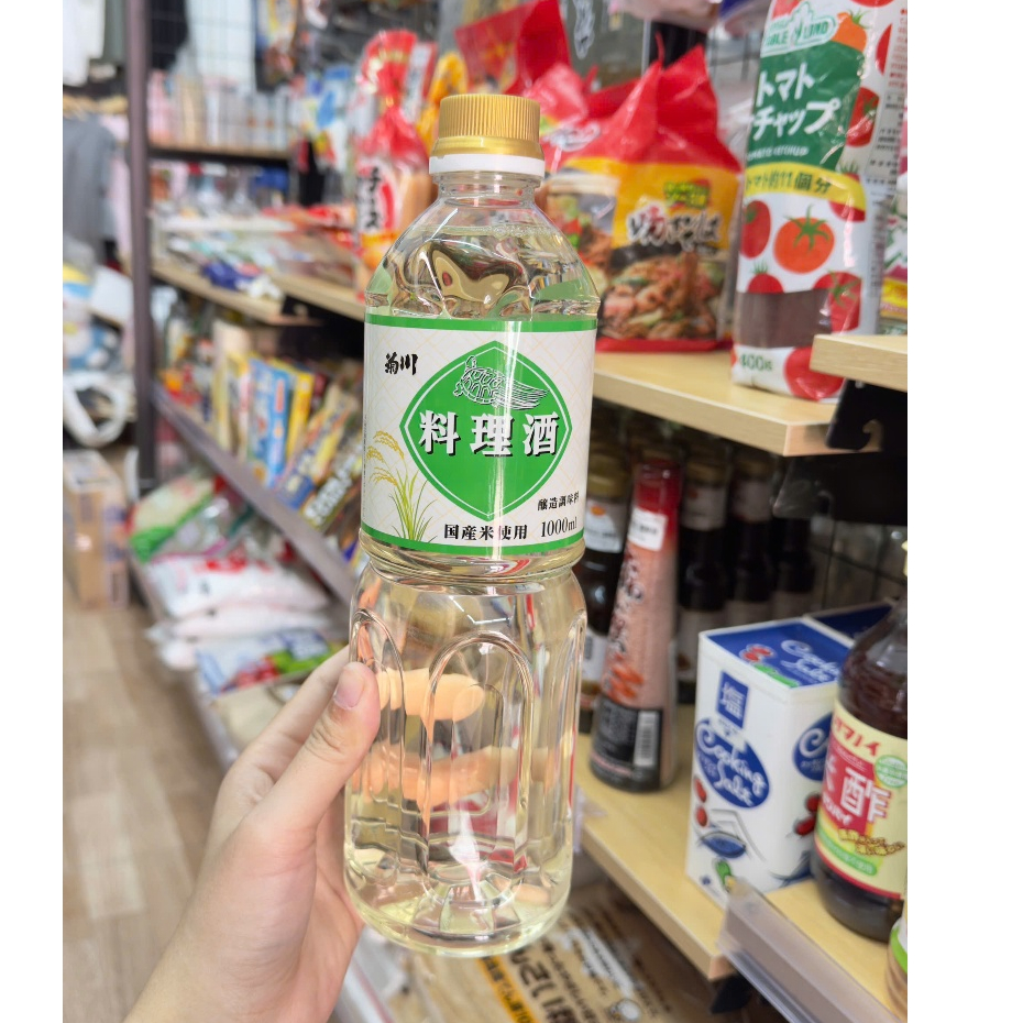 Rượu Sake Nấu Ăn Kikugawa 1L Nhật Bản