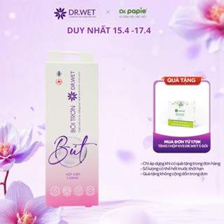 Bút Bôi Trơn DR.WET Inner Gel Giảm Ma Sát Tức Thì, Cấp Ẩm, Dưỡng Hồng - Hộp 3 Bút