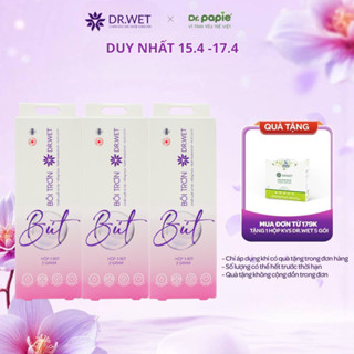 3 Hộp Bút Bôi Trơn DR.WET Inner Gel Giảm Ma Sát Tức Thì, Cấp Ẩm, Dưỡng Hồng- Hộp 3 Bút