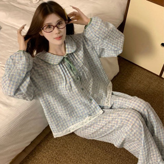 BỘ ĐỒ NGỦ HOA NHÍ TAY DÀI QUẦN DÀI CỰC XINH NHÀ PINK 2 MÀU CÓ CẢ BIG SIZE