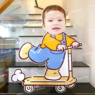 (Inbox chọn mẫu) Chibi Thôi Nôi Sinh Nhật Dễ Thương Cho Bé