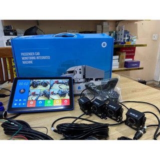 Bộ cam hành trình 4 mắt màn 10in xe tải, xe đầu kéo 12v-24v Ahd 1080p Siêu nét