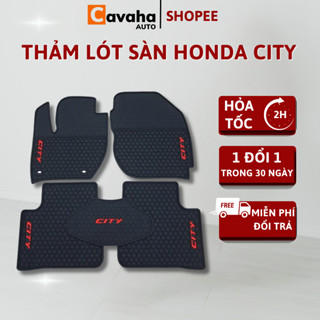 Thảm Sàn, Lót Sàn Cao Su Đúc Xe Honda City Không Mùi, Không Thấm Nước, Dễ Vệ Sinh