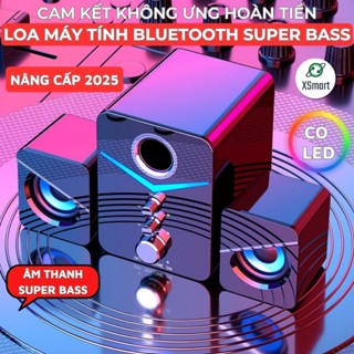 Loa vi tính để bàn MC D221 SUPER BASS cực đã, có LED, dòng loa máy tính cao cấp cho laptop, pc, điện thoại
