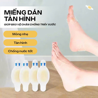 [ MUA COMBO GIÁ TỐT HƠN MUA LẺ ] Miếng dán tàn hình bảo vệ gót chân chống trầy xước da, mềm, êm chân - latlatclothing
