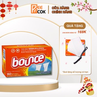 Hộp giấy thơm quần áo Bounce Mỹ 160 tờ 5in1 dùng được cho máy sấy