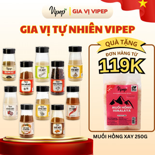 Bột Gia Vị Vipep gia vị nấu ăn hành bột, tỏi bột, ớt, ngũ vị hương, tiêu, quế, sả bột, ngò, nghệ