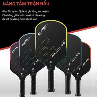 Vợt Pickleball Facolos EliteX , Đủ Màu , Tặng Dán Viền , Quấn Cán