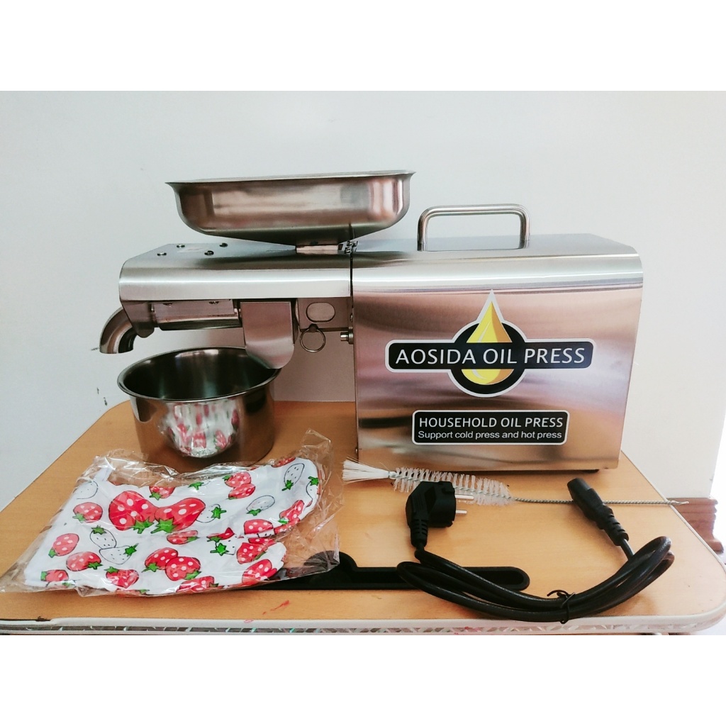 Máy ép dầu lạc 888A, cài đặt nhiệt độ theo nhu cầu, ép các loại dầu thực vật